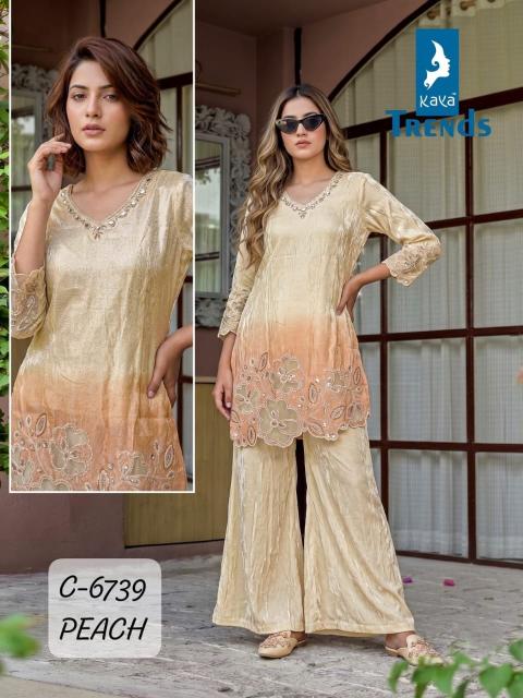 Kaya d.no 6739 kurti wholesale surat